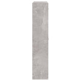 Shoe Cabinet Concrete Grey 59x17x81 cm Engineered Wood 342537