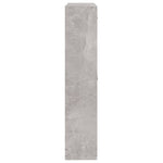 Shoe Cabinet Concrete Grey 59x17x81 cm Engineered Wood 342537