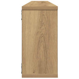 Wall Cube Shelves 4 pcs Artisan Oak 100x15x30 cm Engineered Wood 856585