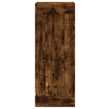 Wall Mounted Cabinet Smoked Oak 34.5x34x90 cm Engineered Wood 830521