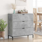 Sideboard Concrete Grey 79.5 x 33 x 82 cm Engineered Wood 883437