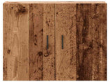 Wall Cabinet Old Wood 60x31x60 cm Engineered Wood 857306