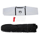 Camping Tent Dome 5-Person White Blackout Fabric Quick Release 4004188