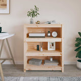 Book Cabinet 80x35x97 cm Solid Wood Pine 821679
