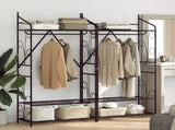 Open Wardrobe Plain 2 pcs 78 x 36 x 158 cm 3403318