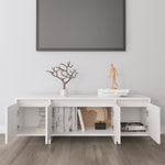 TV Cabinet White 120x30x40.5 cm Engineered Wood 809575