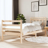 Bed Frame without Mattress Small Single Solid Wood 3100614