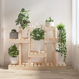 Plant Stand 104.5x25x77.5 cm Solid Wood Pine 822097