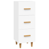 Sideboard White 34.5x34x90 cm Engineered Wood 812339