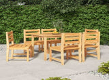 7 Piece Garden Dining Set Solid Wood Teak 3157182