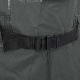 Chest Waders with Boots and Belt Dark Green Size 39 4016991