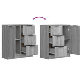 Sideboards 2 pcs Grey Sonoma 60x30x70 cm Engineered Wood 3115794