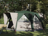 Cabin Tent 3-Person Green and White 320 x 320 x 203 cm 42004032