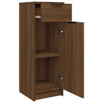 ZNTS Bathroom Cabinet Brown Oak 32x34x90 cm Engineered Wood 817059