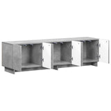 TV Stand 140 x 34.5 x 40 cm Concrete Grey Engineered Wood 8011579