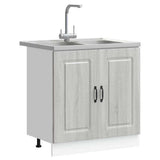 Kitchen Cabinet with Door Kalmar Grey Sonoma 80 x 46 x 81.5 cm 3315007