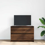 TV Cabinet Brown Oak 80x35x54 cm Engineered Wood 861793
