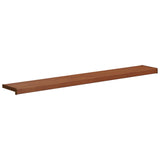 Window Sill Brown wood 120 x 25 x 4.5 cm PVC 42046906