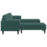 Living Room Couch 3 pcs Dark Green 3335124