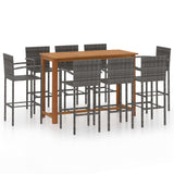 Garden Bar Set Grey 3068021