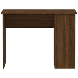 Desk Brown Oak 100x55x75 cm Engineered Wood 823031