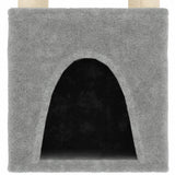 Cat Tree with Sisal Scratching Posts Light Grey 147 cm 171781