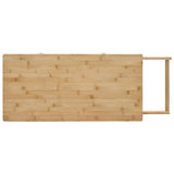 Kitchen Trolley with Wheels Natural 90.5 x 36 x 86.5 cm Bamboo 42028293