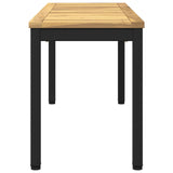 Garden Bench 108.5 x 35 x 45 cm Solid Acacia Wood Rectangular 901748