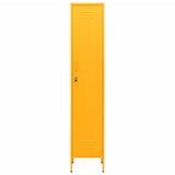 Locker Cabinet Mustard Yellow 35x46x180 cm Steel 336254