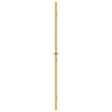 Interior Door Slim Golden 102,5x201,5 cm Tempered Glass and Aluminium 155135