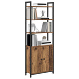 Book Cabinet Old Wood 60 x 24 x 161 cm Engineered Wood 883860
