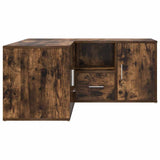 Corner Cabinet Smoked Oak 160x40x45 cm Engineered Wood 3307823