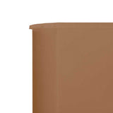 5-panel Wind Screen Fabric 600x120 cm Taupe 47163