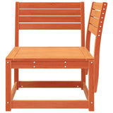 Garden Sofa Wax Brown Solid Pine Wood Single Modular 844666