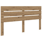 Bed Frame Artisian Oak 160 x 200 cm Solid Pine Wood 3411727