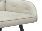 2 Seater Sofa with Metal Legs 2-Seater Cream Velvet 42051025