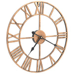 ZNTS Wall Clock Metal 40 cm Golden 283860