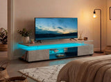 TV Stand for 60 Inch TV LED Gaming Entertainment Center Media Storage Console Table with Large Side T3272P533975