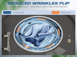 4kg Vented Tumble Dryer with Deodorize, Smart Mode, 800W Compact Tumble Dryer with Stainless Steel T3398P376696