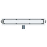 Shower Drain 2-in-1 with 360&deg Siphon Silver 60 cm 42015962