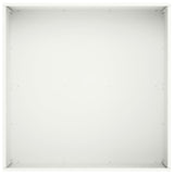 Garden Planter 2 pcs White 60 x 60 x 30 cm Cold-rolled Steel 8005053
