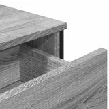 Sideboard Grey Sonoma 97x32.5x74.5 cm Engineered Wood 848562