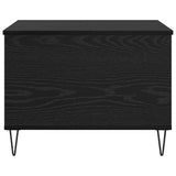 Coffee Table Black Oak 60 x 44.5 x 45 cm Engineered Wood 882671