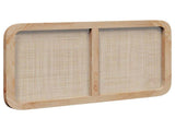 Headboard with Headboard Natural 100 x 55 x 3 cm Rattan 42011562