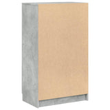 Shoe Cabinet Concrete Grey 59x35x100.5 cm Engineered Wood 811443