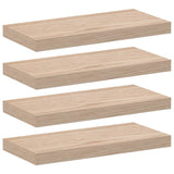 ZNTS Floating Shelves 4 pcs 50x23.5x4 cm Engineered Wood 4010687