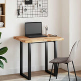 Desk Top Oil Finished 80x60x4 cm Solid Wood Acacia 3279767