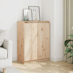 ZNTS Sideboard 60x36x84 cm Solid Pinewood 808108