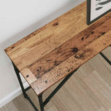 Console Table Old Wood 140 x 29 x 75 cm Engineered Wood 883528