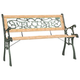 Garden Bench 122 cm Solid Firwood 317118